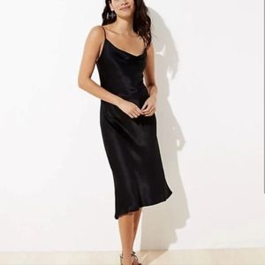 Loft Black Slip Dress
